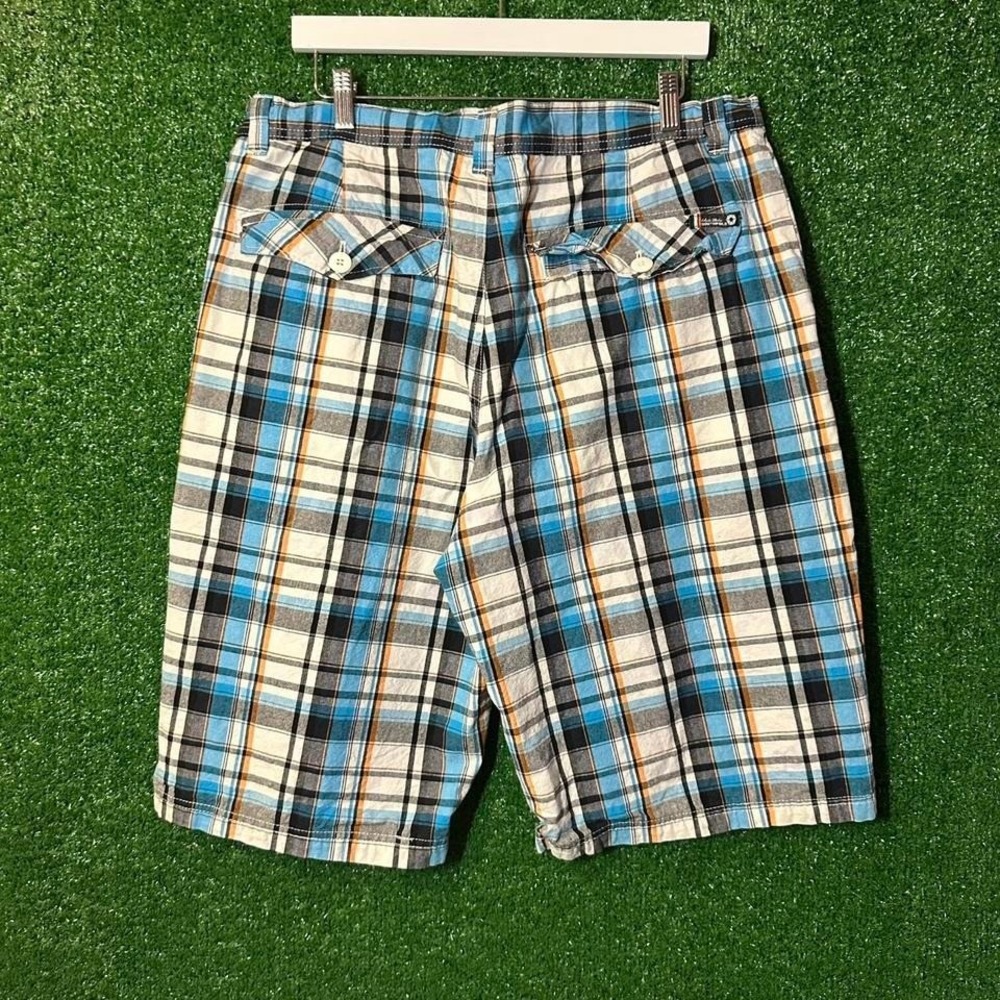 Southpole Plaid cargo shorts‎ Y2K Skater Size 38